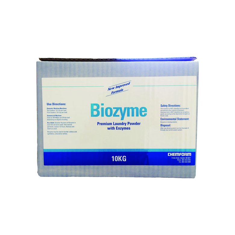 Enzyme boosted premium laundry powder spot blood protein stains