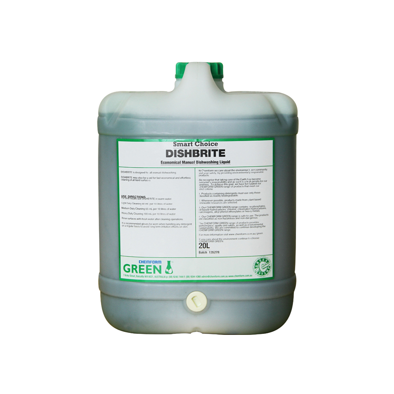 dishwashing liquid manual dishbrite Dishbrite