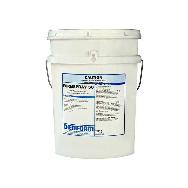 additive for spray cleaning suitable for all metals formspray Formspray 50