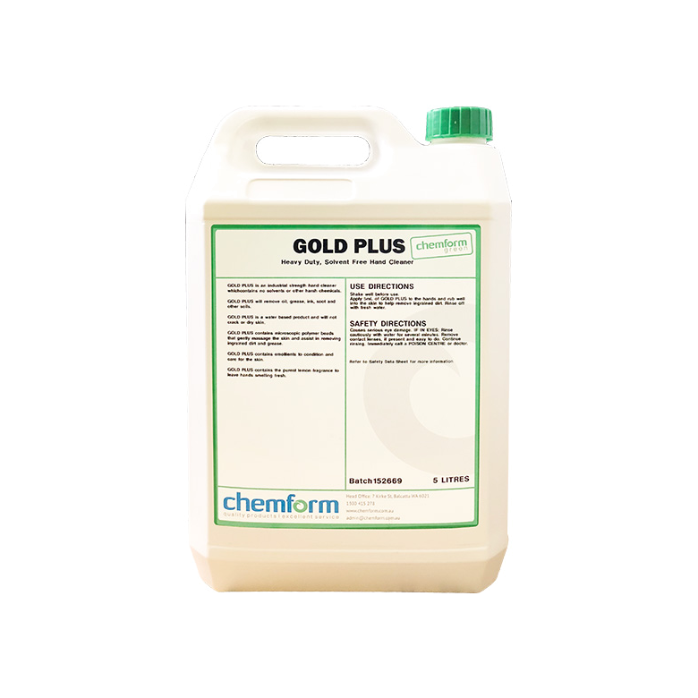 abrasive heavy duty solvent free hand cleaner gold plus Gold Plus