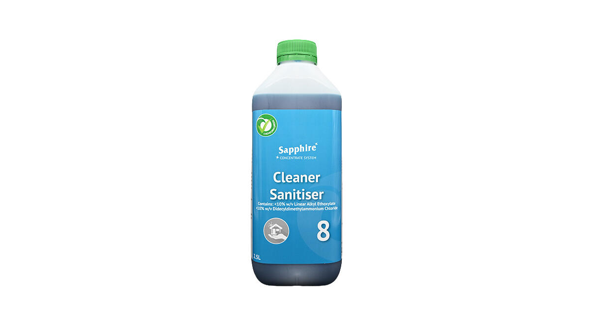 clean deodorise disinfect floor spray wipe Cleaner Sanitiser cleaner sanitiser green Green Geca geca GECA #8 8 eight Eight concentrate Concentrate