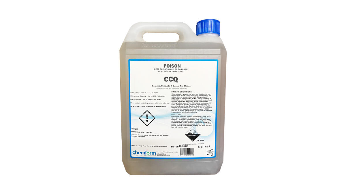 Ceramic concrete quarry tile autoscrubber