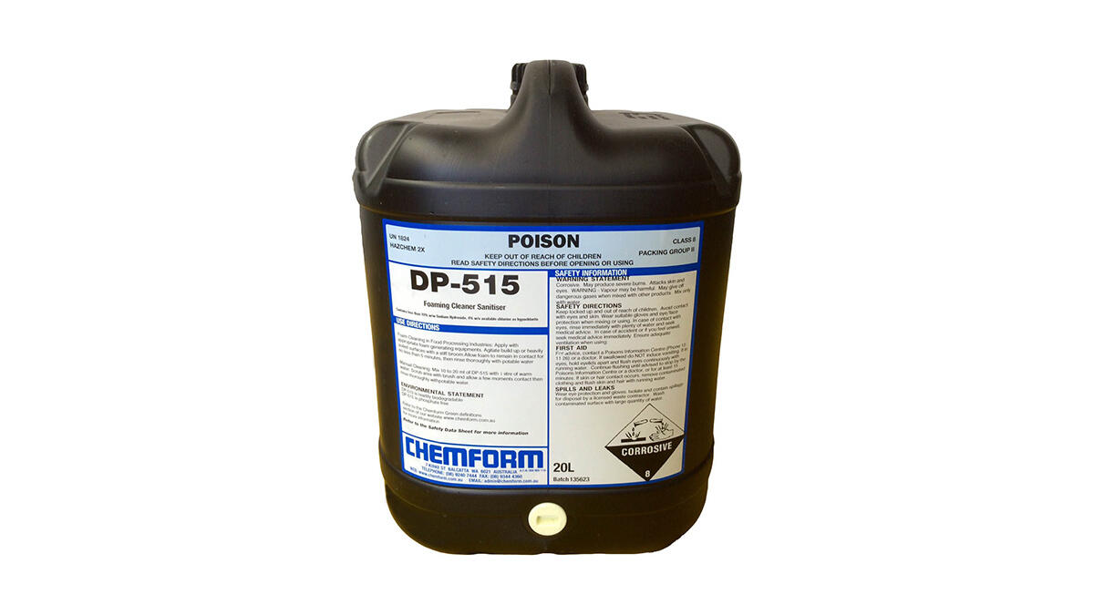 combined cleaner and sanitiser food processing DP-515 dp-515