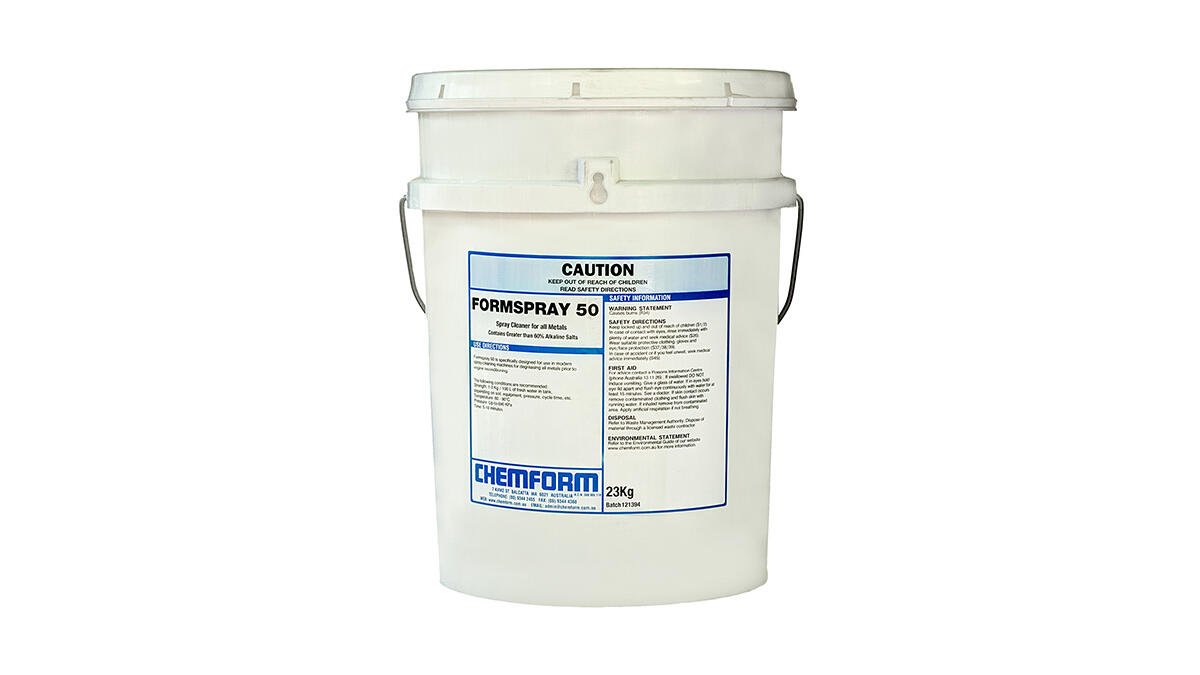 additive for spray cleaning suitable for all metals formspray Formspray 50