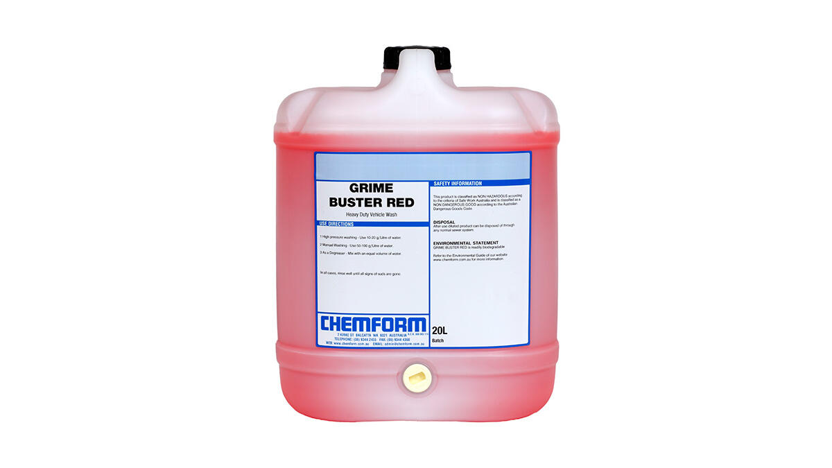 truck wash grime buster red Girim Buster Red truckwash Truckwash Truck Wash