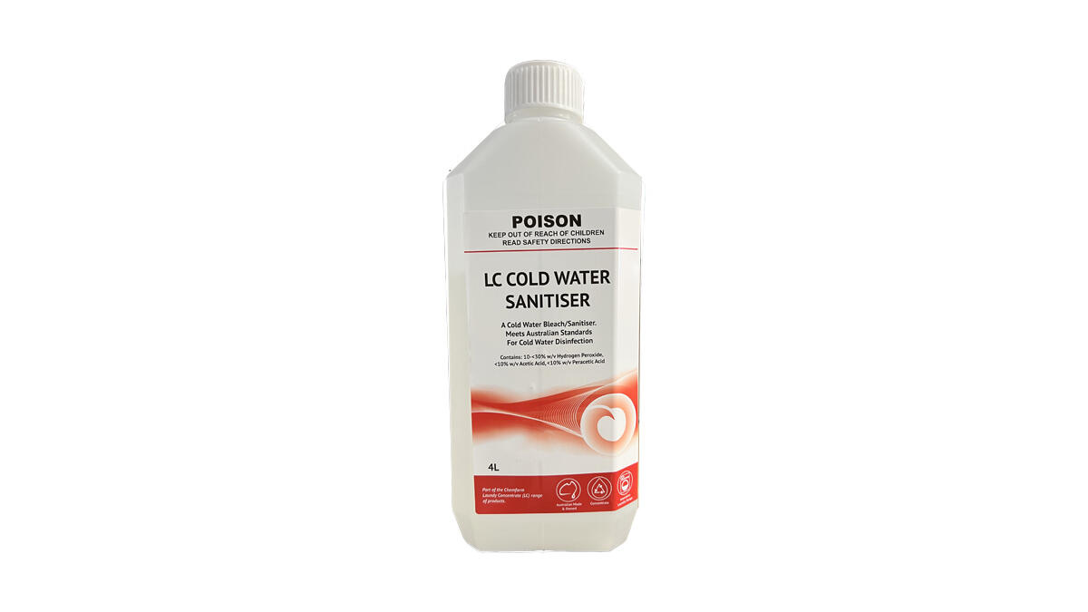 cold water sanitiser linen care laundry LC lc cold water sanitiser Cold Water Sanitiser