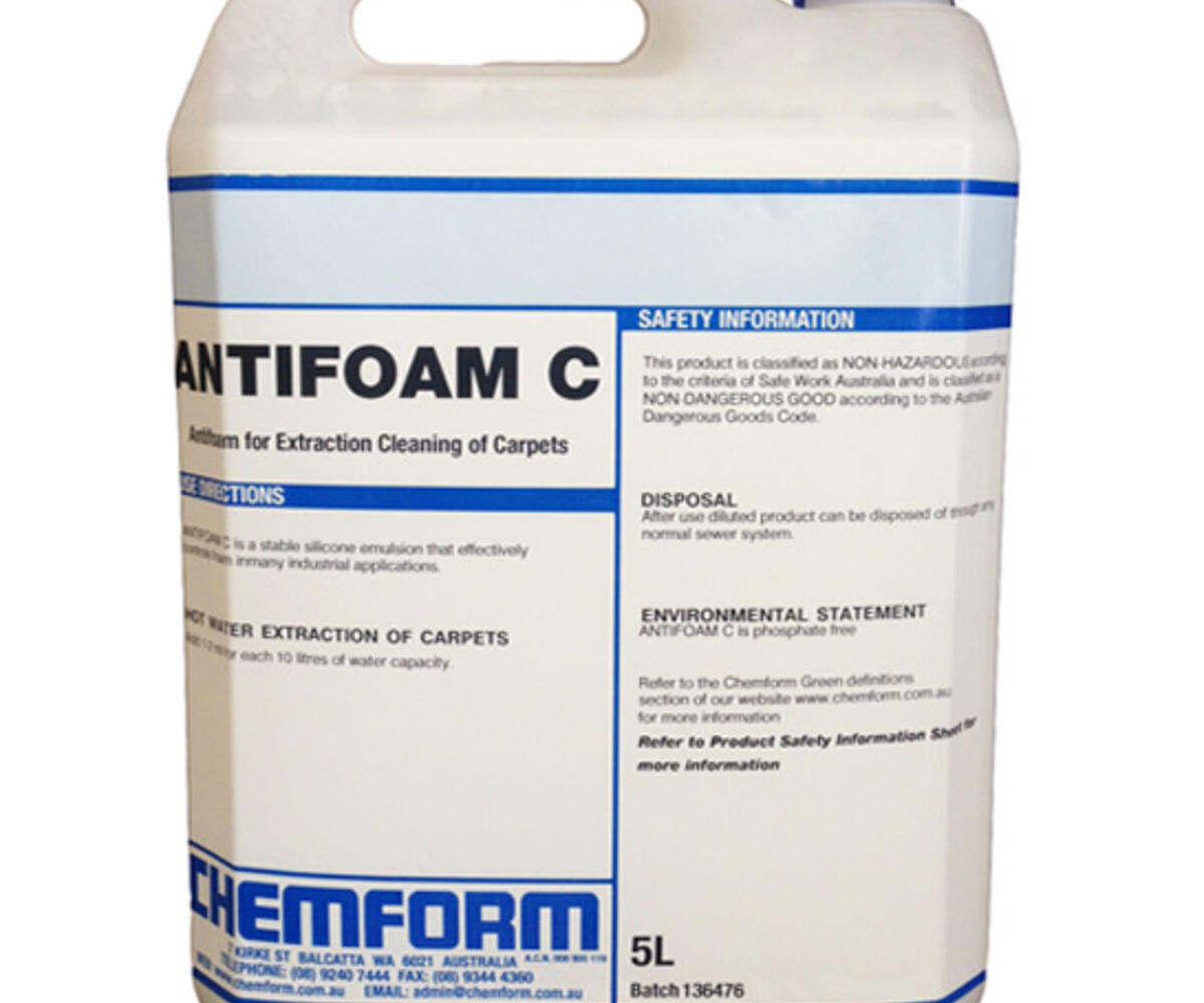 carpet auto scrubber anti foam